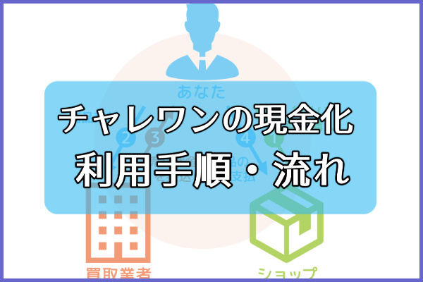 チャレワンのツケ払い（後払い）現金化利用手順・流れ