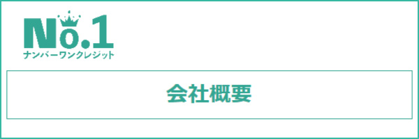 ナンバーワンクレジットの運営元情報